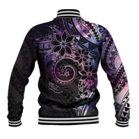 Polynesian Sunset Plumeria Baseball Jacket Galaxy Polynesian Tattoo LT05 - Polynesian Pride