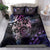 Polynesian Sunset Plumeria Bedding Set Galaxy Polynesian Tattoo