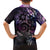 Polynesian Sunset Plumeria Family Matching Off Shoulder Maxi Dress and Hawaiian Shirt Galaxy Polynesian Tattoo