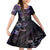 Polynesian Sunset Plumeria Family Matching Off Shoulder Maxi Dress and Hawaiian Shirt Galaxy Polynesian Tattoo