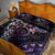 Polynesian Sunset Plumeria Quilt Bed Set Galaxy Polynesian Tattoo