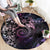 Polynesian Sunset Plumeria Round Carpet Galaxy Polynesian Tattoo