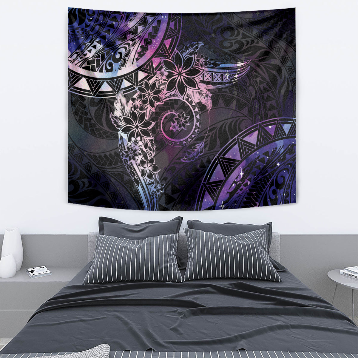 Polynesian Sunset Plumeria Tapestry Galaxy Polynesian Tattoo LT05 - Polynesian Pride