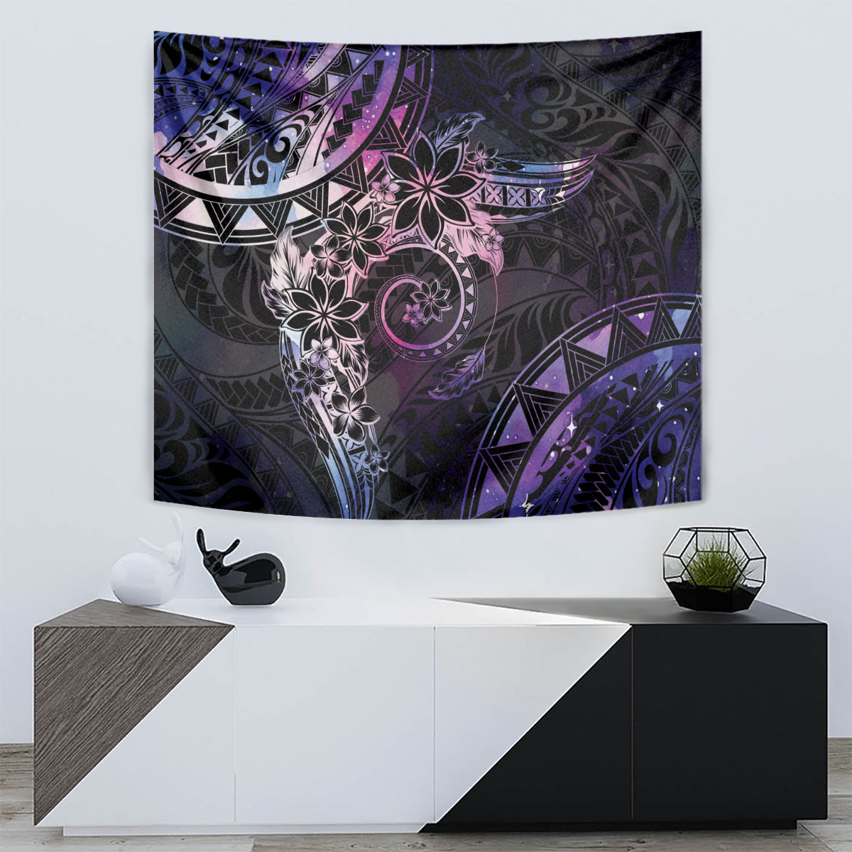 Polynesian Sunset Plumeria Tapestry Galaxy Polynesian Tattoo LT05 - Polynesian Pride