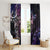 Polynesian Sunset Plumeria Window Curtain Galaxy Polynesian Tattoo