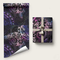 Polynesian Sunset Plumeria Wrapping Paper Galaxy Polynesian Tattoo LT05 58" × 23" Galaxy - Polynesian Pride