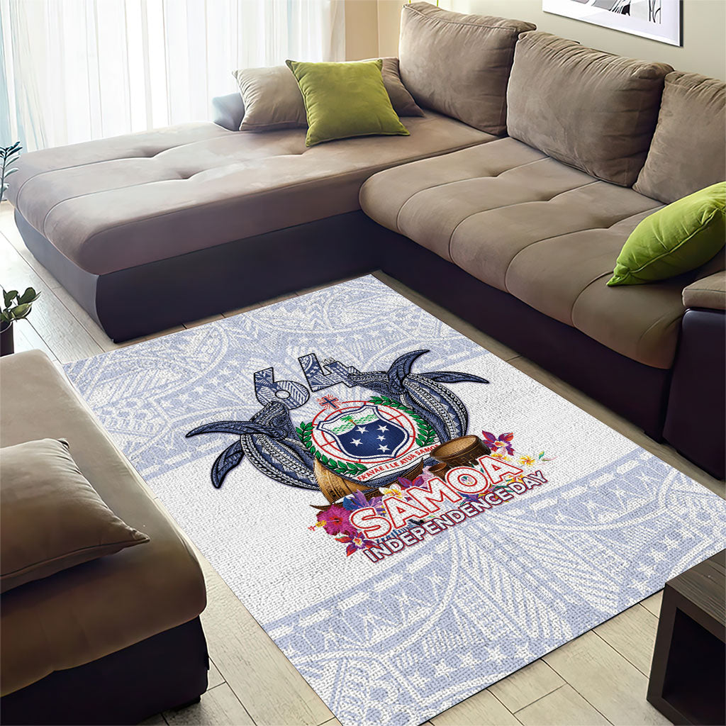 Samoa Independence Day Area Rug Samoa United For A New Beginning LT05 - Polynesian Pride