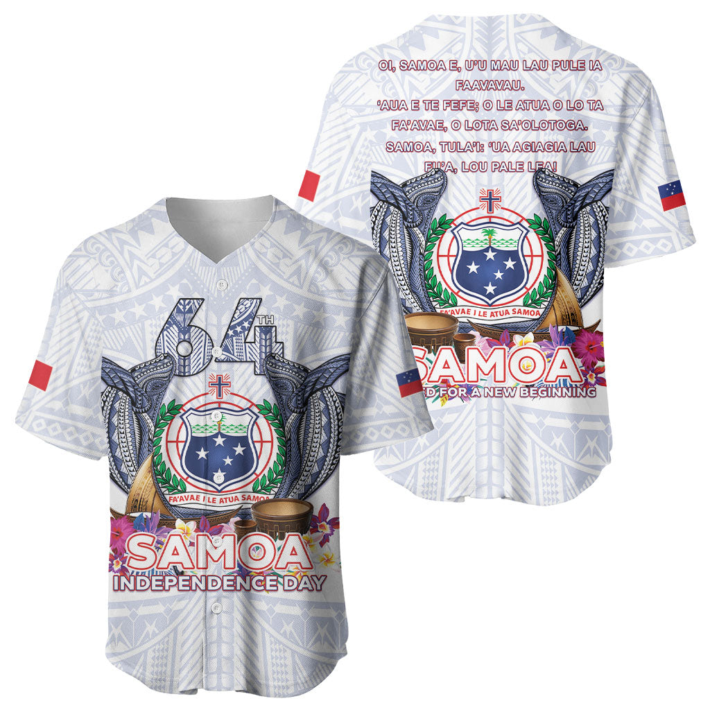 Samoa Independence Day Baseball Jersey Samoa United For A New Beginning LT05 - Polynesian Pride