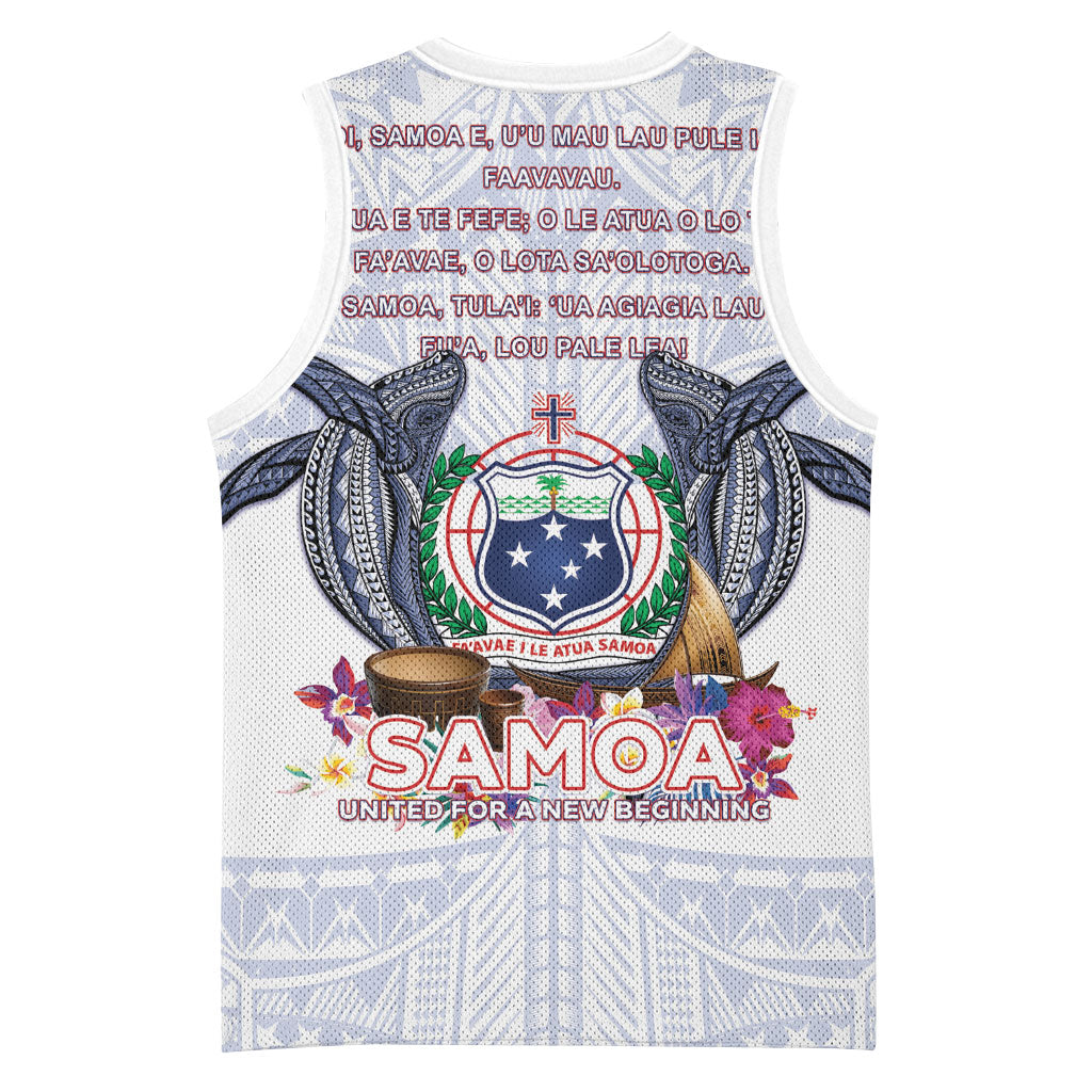 Samoa Independence Day Basketball Jersey Samoa United For A New Beginning LT05 - Polynesian Pride