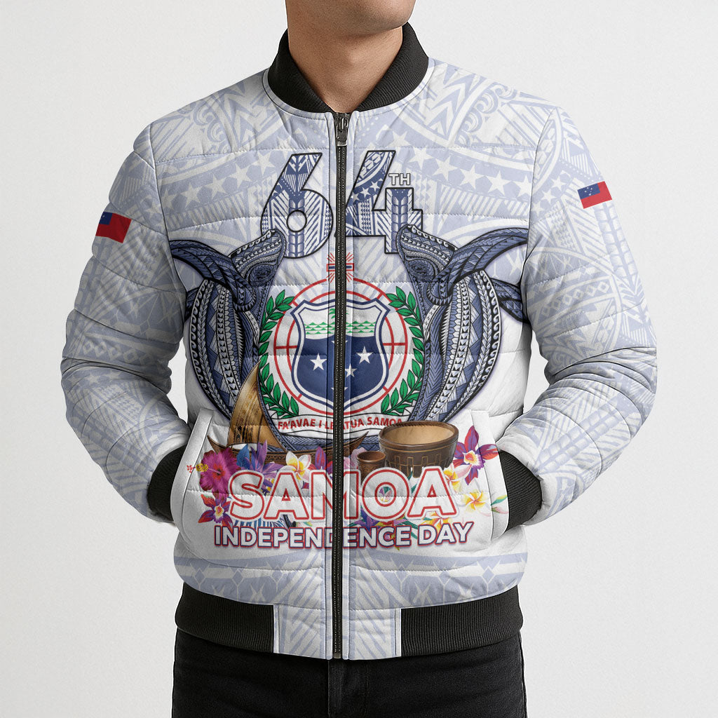 Samoa Independence Day Bomber Puffer Jacket Samoa United For A New Beginning LT05 - Polynesian Pride