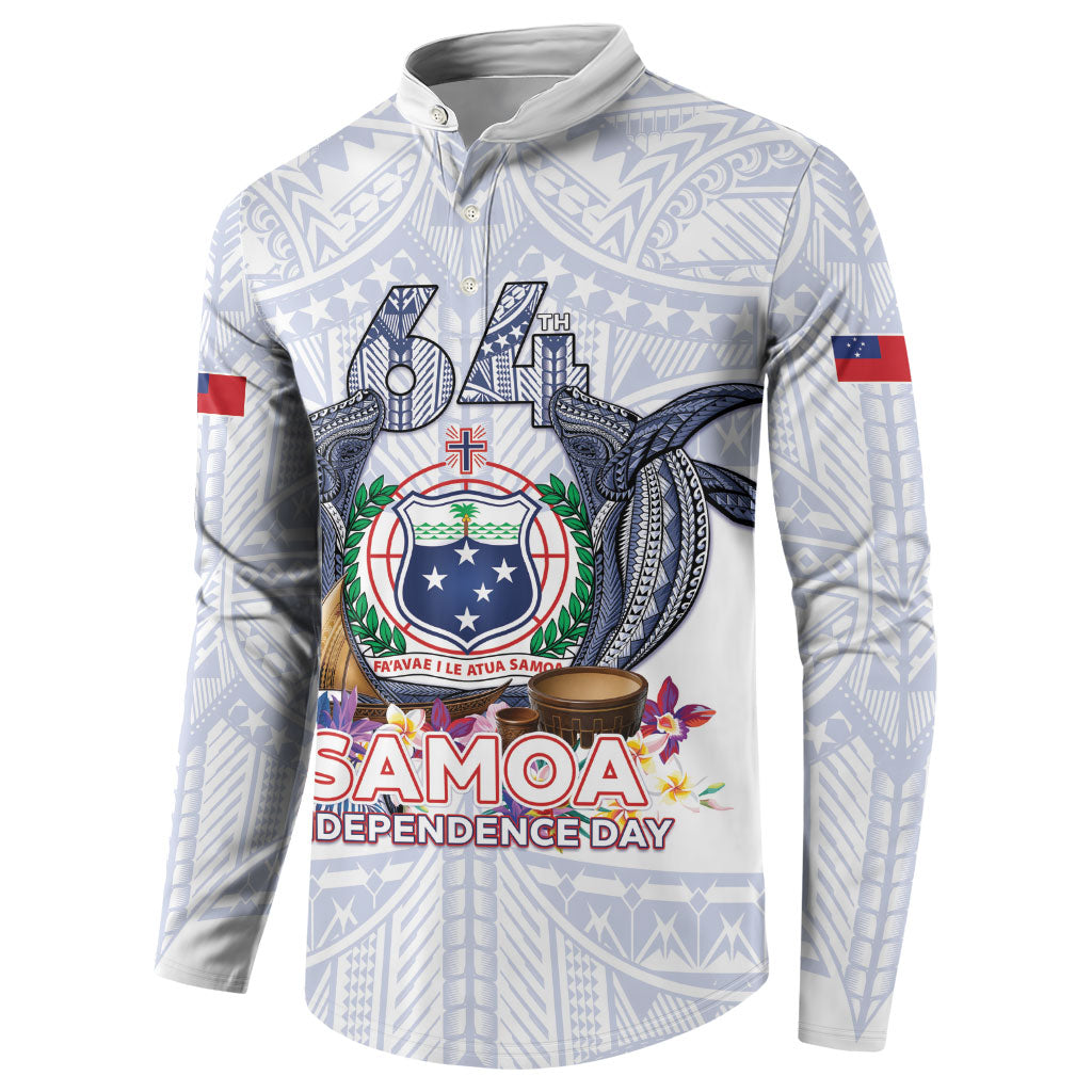 Samoa Independence Day Button Sweatshirt Samoa United For A New Beginning LT05 - Polynesian Pride