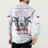 Samoa Independence Day Button Sweatshirt Samoa United For A New Beginning LT05 - Polynesian Pride