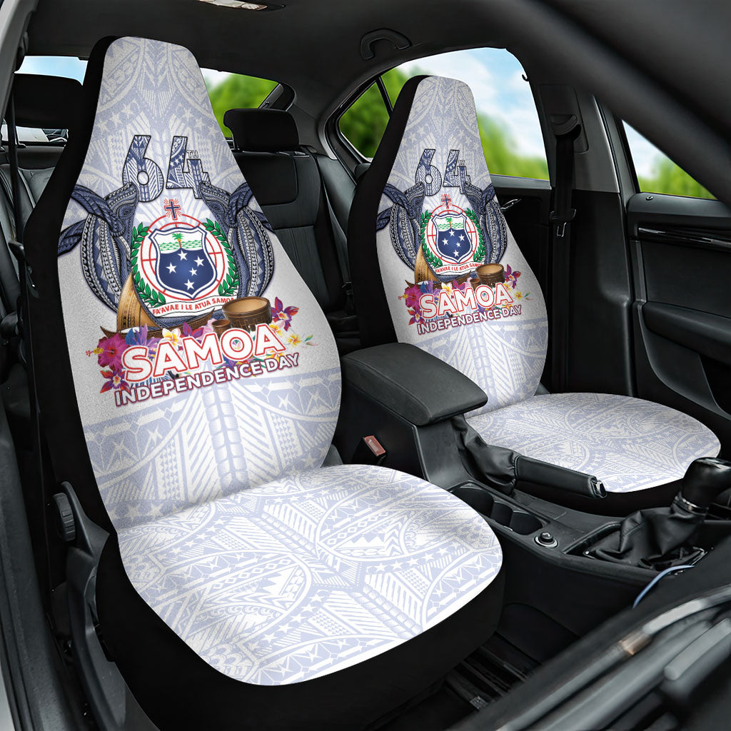 Samoa Independence Day Car Seat Cover Samoa United For A New Beginning LT05 One Size White - Polynesian Pride