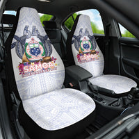 Samoa Independence Day Car Seat Cover Samoa United For A New Beginning LT05 One Size White - Polynesian Pride