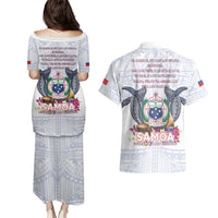 Samoa Independence Day Couples Matching Puletasi and Hawaiian Shirt Samoa United For A New Beginning LT05 - Polynesian Pride