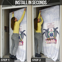 Samoa Independence Day Door Cover Samoa United For A New Beginning LT05 - Polynesian Pride