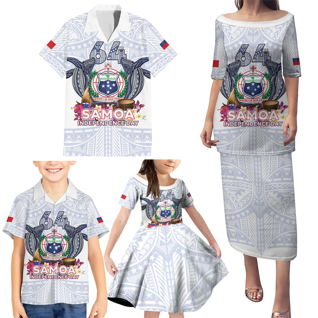 Samoa Independence Day Family Matching Puletasi and Hawaiian Shirt Samoa United For A New Beginning LT05 - Polynesian Pride