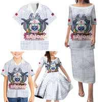 Samoa Independence Day Family Matching Puletasi and Hawaiian Shirt Samoa United For A New Beginning LT05 - Polynesian Pride