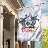 Samoa Independence Day Garden Flag Samoa United For A New Beginning LT05 House Flag White - Polynesian Pride
