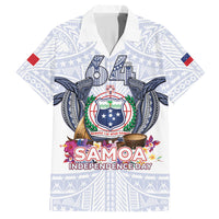 Samoa Independence Day Hawaiian Shirt Samoa United For A New Beginning LT05 White - Polynesian Pride