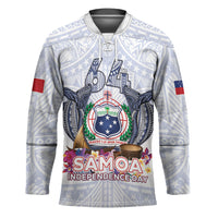 Samoa Independence Day Hockey Jersey Samoa United For A New Beginning LT05 Unisex White - Polynesian Pride