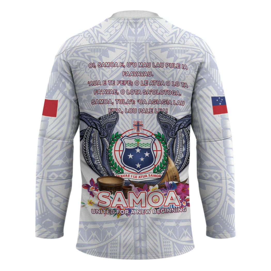 Samoa Independence Day Hockey Jersey Samoa United For A New Beginning LT05 - Polynesian Pride