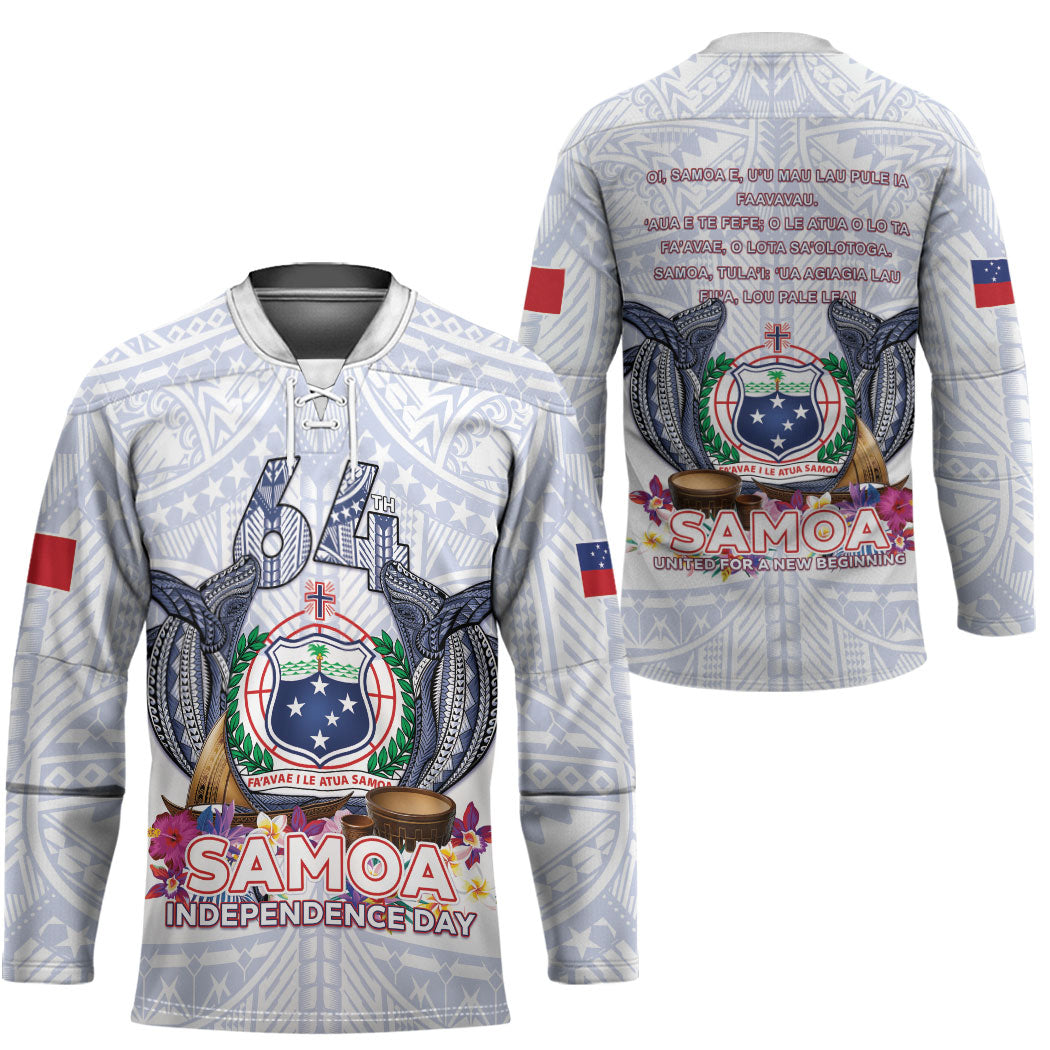 Samoa Independence Day Hockey Jersey Samoa United For A New Beginning LT05 - Polynesian Pride