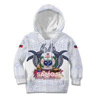 Samoa Independence Day Kid Hoodie Samoa United For A New Beginning LT05 Hoodie White - Polynesian Pride