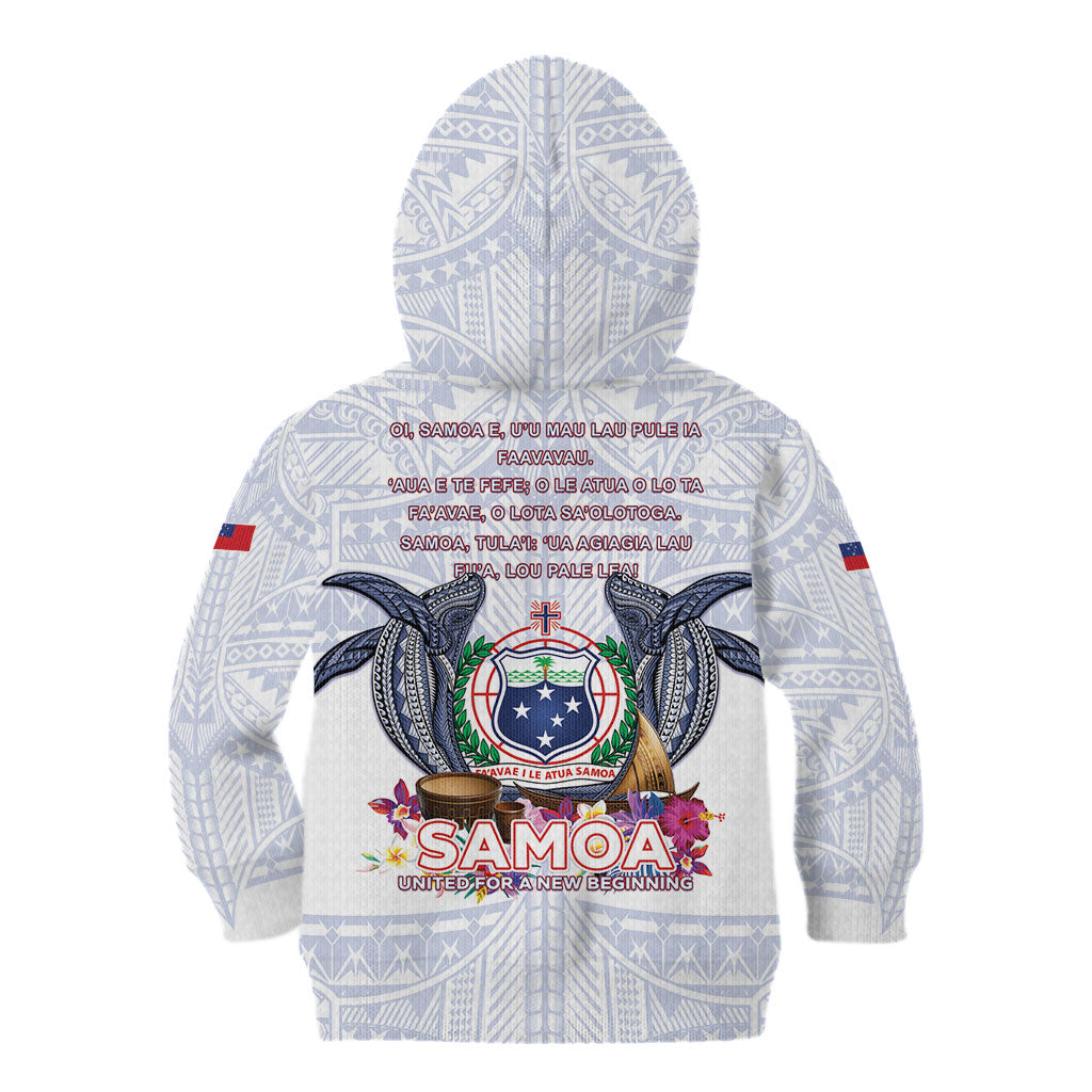 Samoa Independence Day Kid Hoodie Samoa United For A New Beginning LT05 - Polynesian Pride