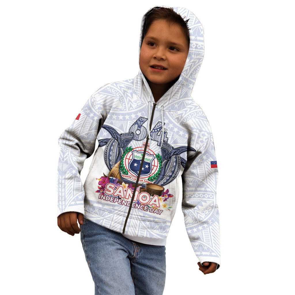 Samoa Independence Day Kid Hoodie Samoa United For A New Beginning LT05 - Polynesian Pride