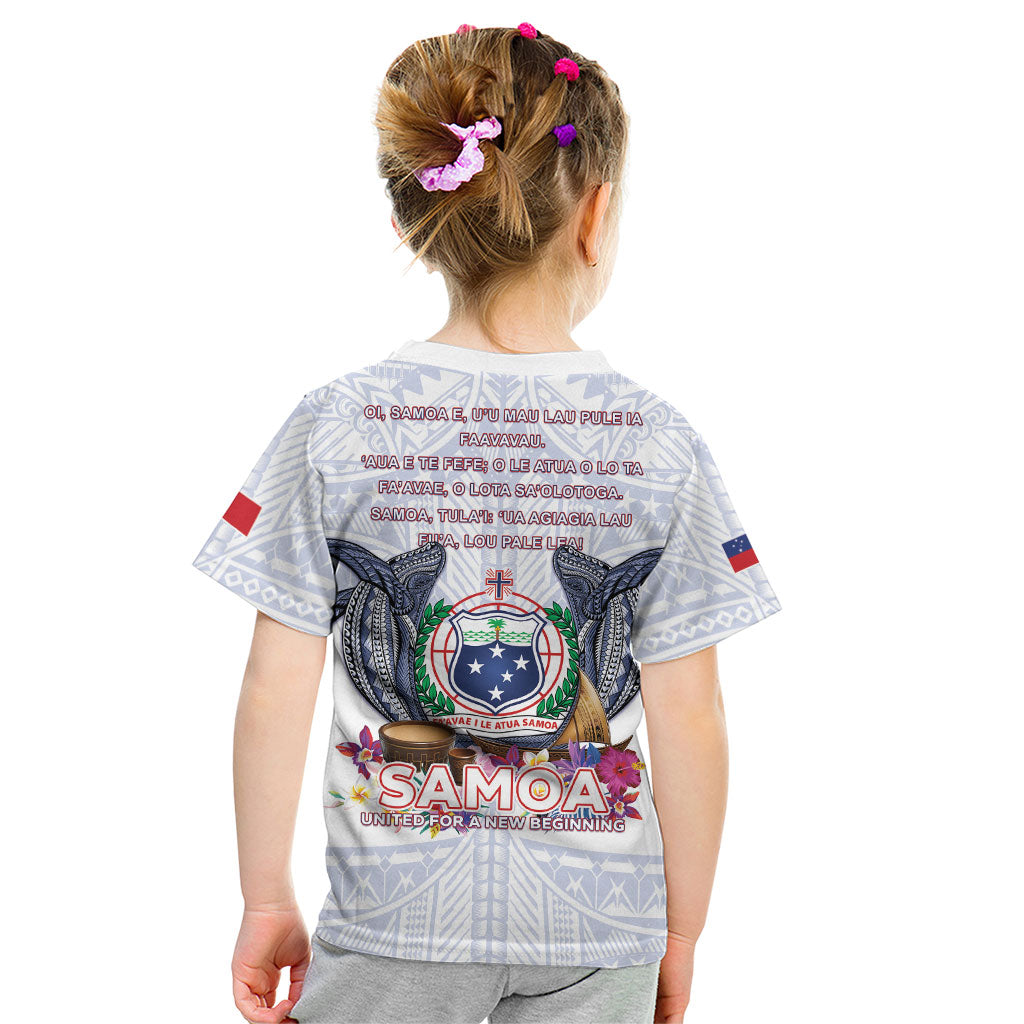 Samoa Independence Day Kid T Shirt Samoa United For A New Beginning LT05 - Polynesian Pride