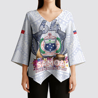 Samoa Independence Day Kimono Sleeve Blouse Samoa United For A New Beginning LT05 - Polynesian Pride