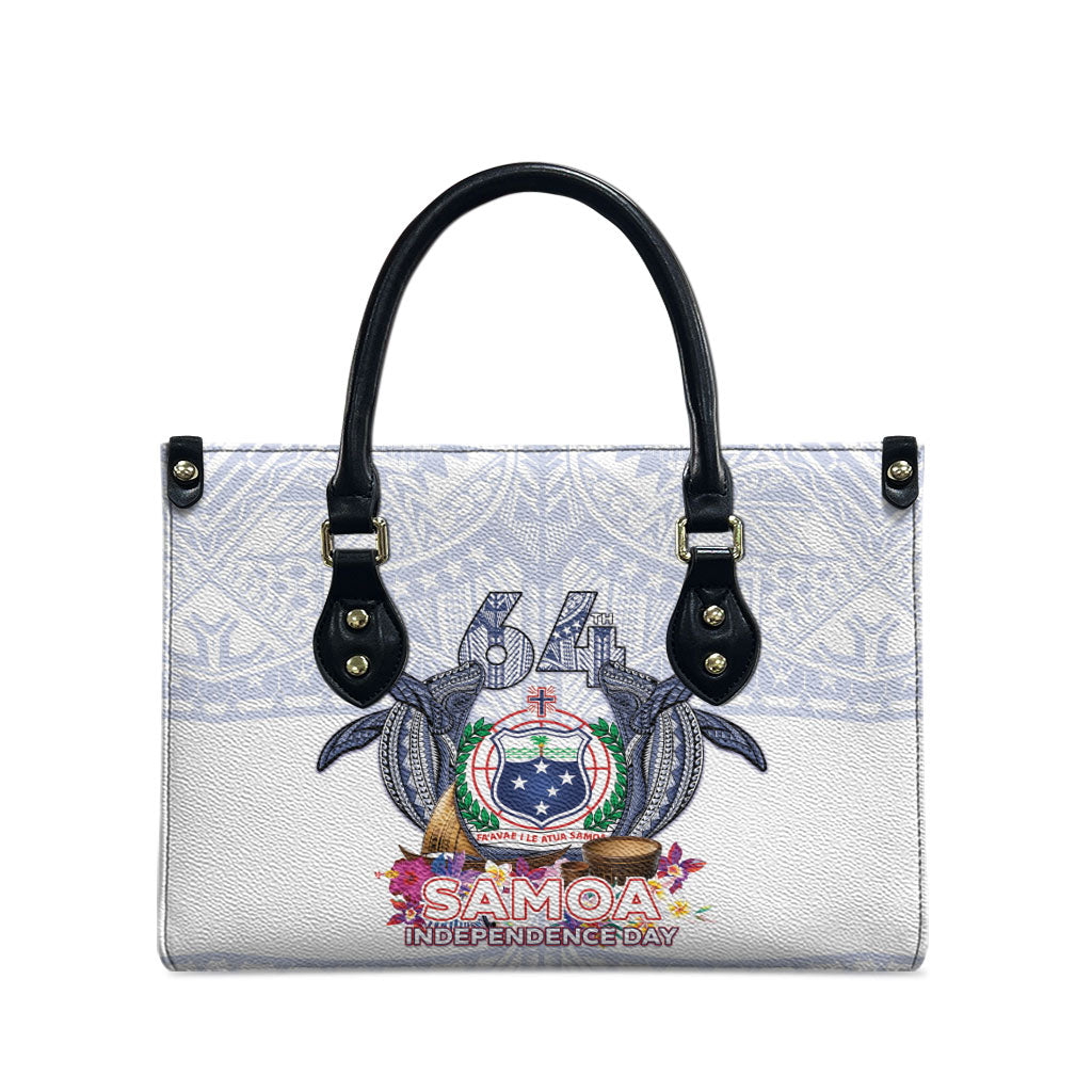 Samoa Independence Day Leather Bag Samoa United For A New Beginning