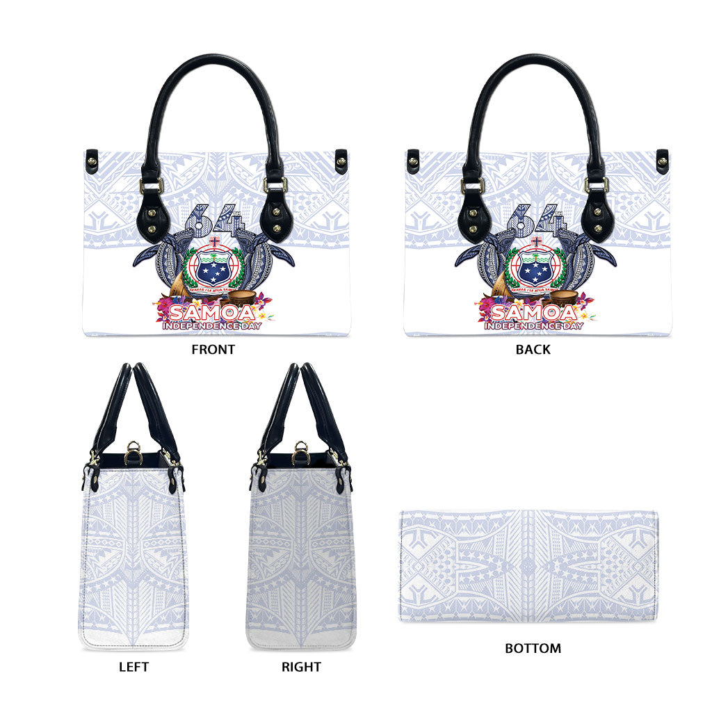 Samoa Independence Day Leather Bag Samoa United For A New Beginning