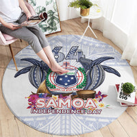 Samoa Independence Day Round Carpet Samoa United For A New Beginning LT05 - Polynesian Pride