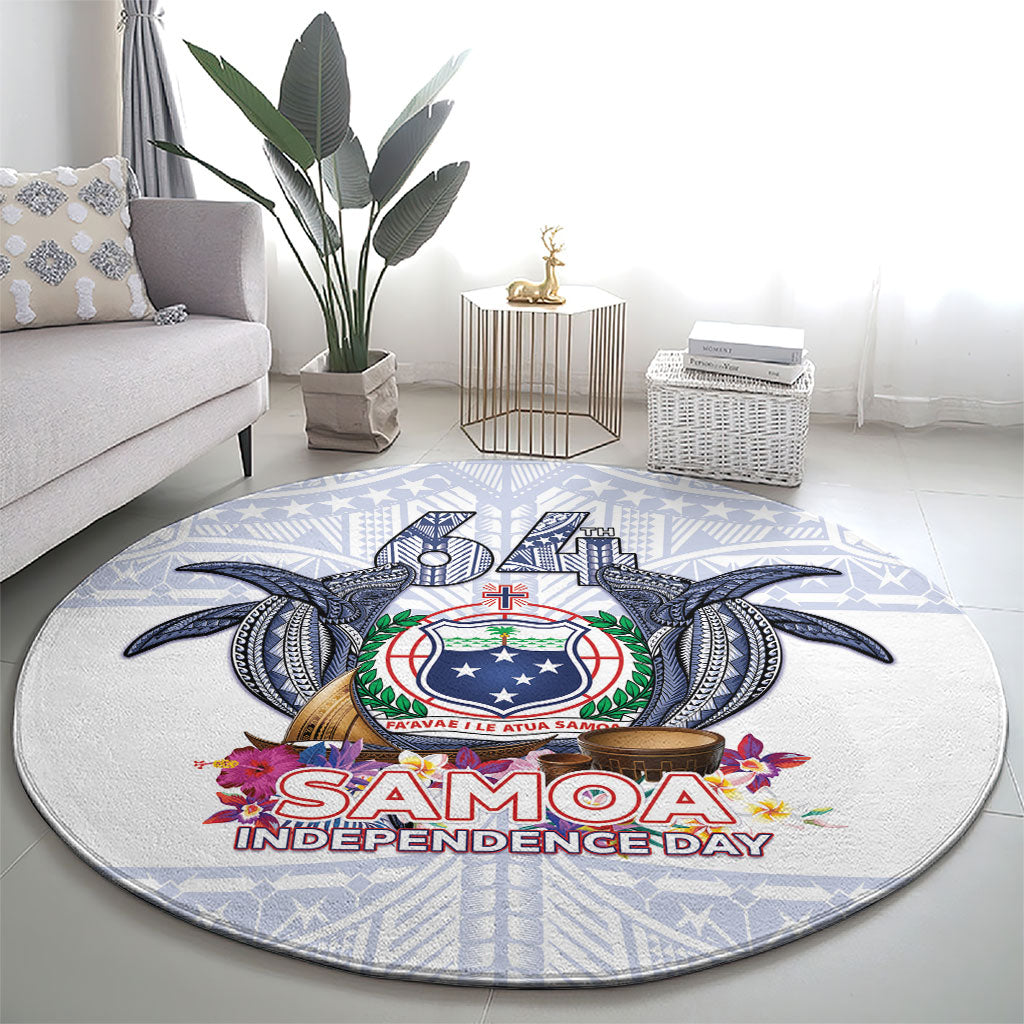 Samoa Independence Day Round Carpet Samoa United For A New Beginning LT05 - Polynesian Pride