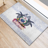 Samoa Independence Day Rubber Doormat Samoa United For A New Beginning LT05 - Polynesian Pride