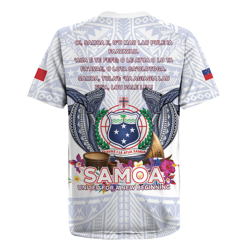 Samoa Independence Day Rugby Jersey Samoa United For A New Beginning LT05 - Polynesian Pride