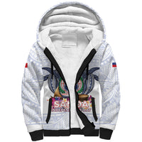 Samoa Independence Day Sherpa Hoodie Samoa United For A New Beginning LT05 Unisex White - Polynesian Pride