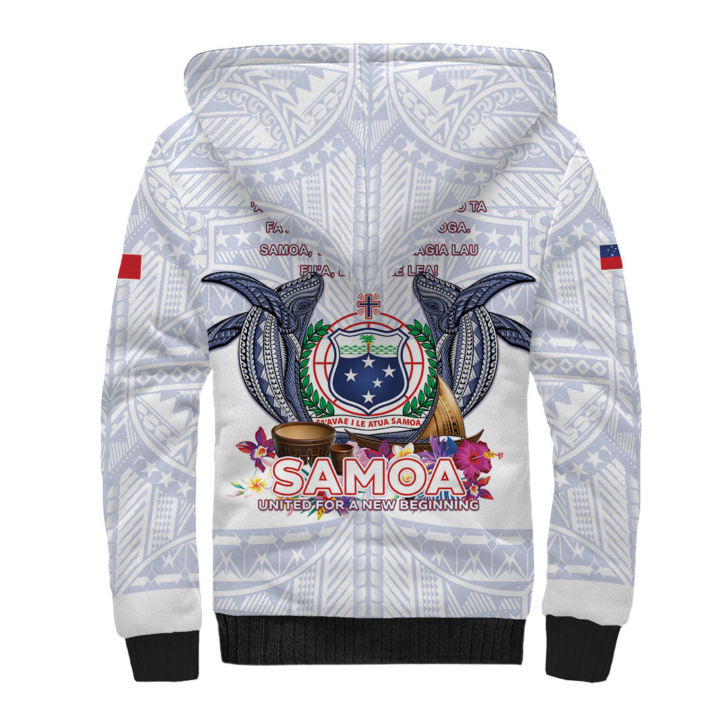 Samoa Independence Day Sherpa Hoodie Samoa United For A New Beginning LT05 - Polynesian Pride