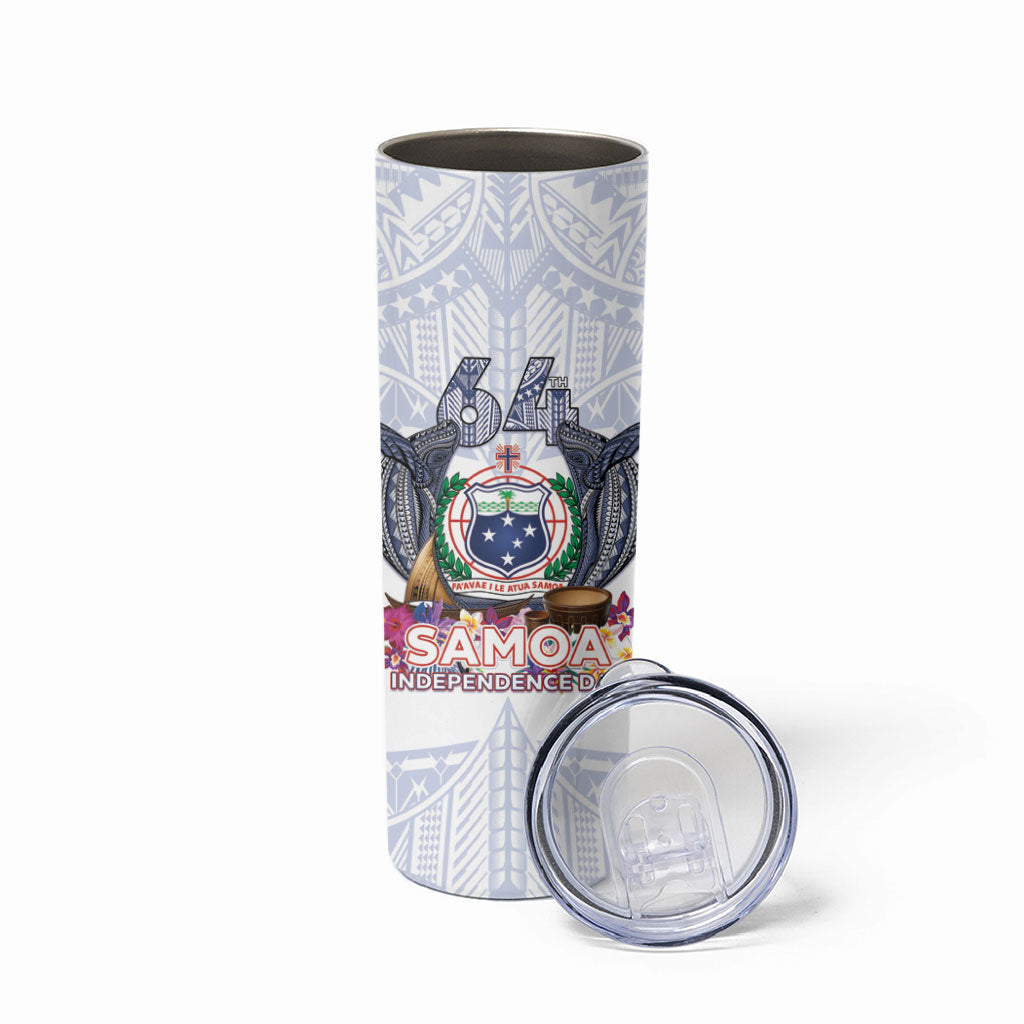 Samoa Independence Day Skinny Tumbler Samoa United For A New Beginning LT05 - Polynesian Pride
