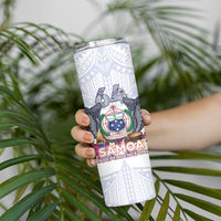 Samoa Independence Day Skinny Tumbler Samoa United For A New Beginning LT05 - Polynesian Pride