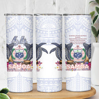 Samoa Independence Day Skinny Tumbler Samoa United For A New Beginning LT05 - Polynesian Pride