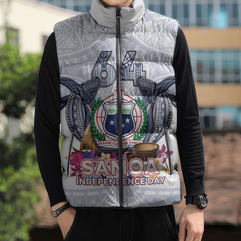 Samoa Independence Day Sleeveless Puffer Jacket Samoa United For A New Beginning LT05 - Polynesian Pride