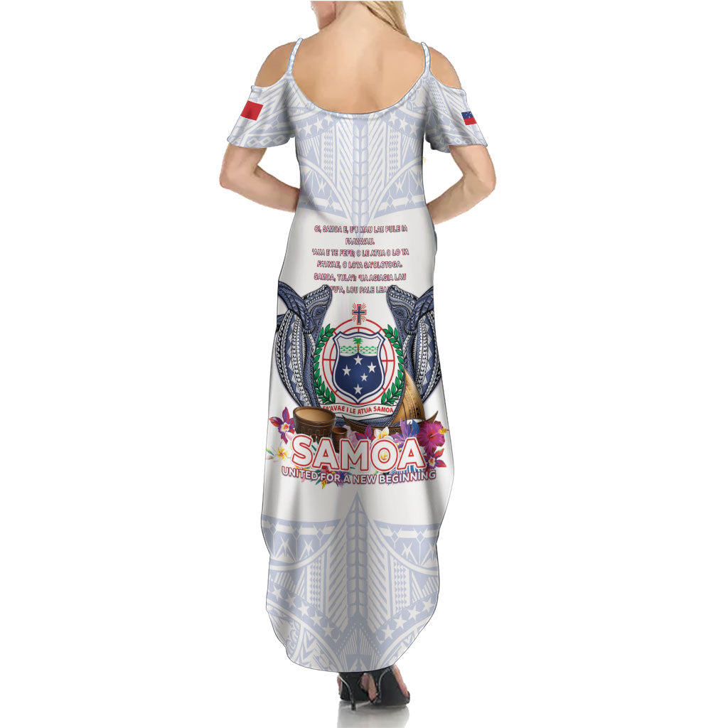 Samoa Independence Day Summer Maxi Dress Samoa United For A New Beginning LT05 - Polynesian Pride