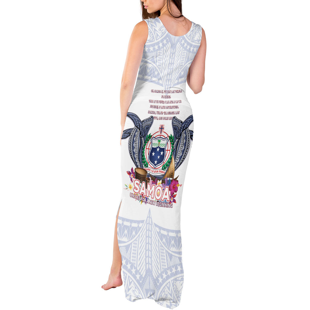 Samoa Independence Day Tank Maxi Dress Samoa United For A New Beginning LT05 - Polynesian Pride