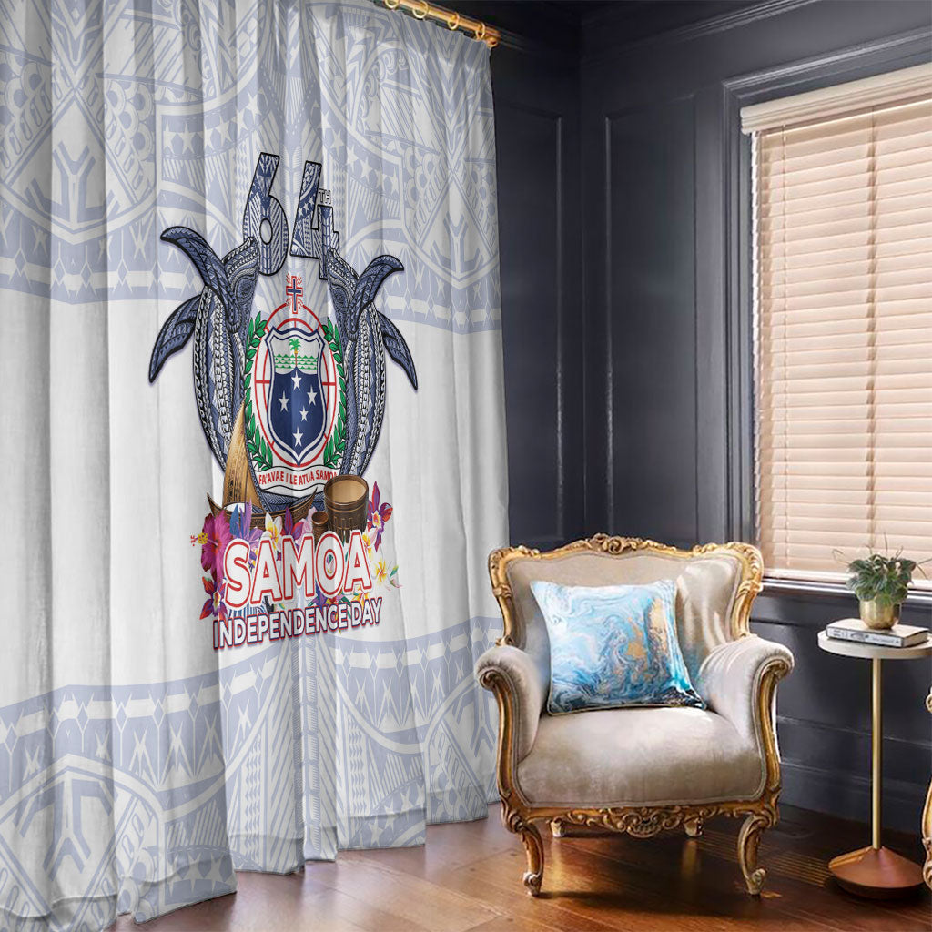 Samoa Independence Day Window Curtain Samoa United For A New Beginning LT05 - Polynesian Pride