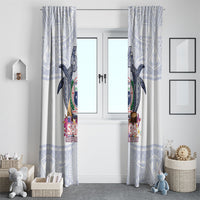Samoa Independence Day Window Curtain Samoa United For A New Beginning LT05 - Polynesian Pride