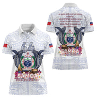 Samoa Independence Day Women Polo Shirt Samoa United For A New Beginning LT05 - Polynesian Pride