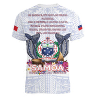 Samoa Independence Day Women V-Neck T-Shirt Samoa United For A New Beginning LT05 - Polynesian Pride